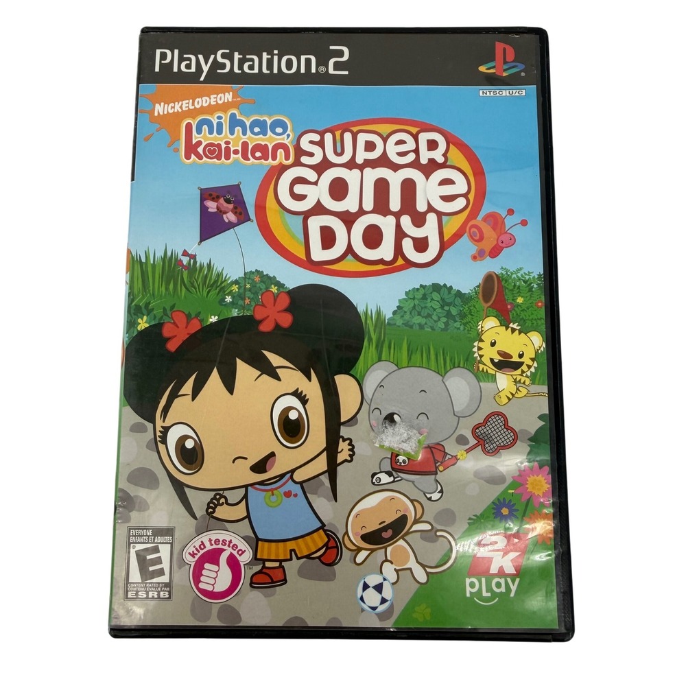 2K Play Ni Hao Kai-lan Super Game Day PS2 Kids Multi Ni Hao Kai-lan Video Game